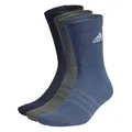 Produktbild: adidas Unisex Cushioned Crew Socks 3 Pairs, Legend Ink/Preloved Ink/Dark Grey Heather, 4.5-6