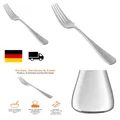 Produktbild: Amazon Basics Tafelgabeln Edelstahl 12 Stück Silber 5,3 Zoll