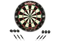 Produktbild: Winmau Dartscheibe Dartboard Pro SFB Set inklusive 2 Satz Steeldarts, Dartscheibe Dart Scheibe Darts