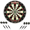 Produktbild: Winmau Dartboard Pro SFB Set inklusive 2 Satz Steeldarts | Dartscheibe Darts