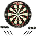 Produktbild: Winmau Dartboard PRO-SFB im Set inklusive 2 Satz Winmau Steeldarts Bristle Dart