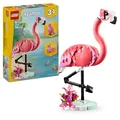 Produktbild: LEGO Creator 3in1 Wild Animals: Pink Flamingo Toy - Transforms into a Cockatoo Parrot Figure or Axolotl - Creative Birthday Gift for 8+ Year Old Girls & Boys - 31170