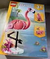 Produktbild: LEGO 31170 Creator 3-in-1 Rosa Flamingo, Kakadu oder Axolotl
