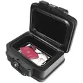 Produktbild: HMF 250451 Feuerfeste Wasserdichte Dokumentenbox, DIN A5, 38,5 x 16,5 x 28 cm, Schwarz