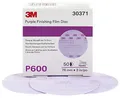 Produktbild: 3M Polierscheibe Hookit 30371, ca. 8 cm, Körnung P600, violett