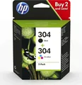 Produktbild: HP 304 Multipack Schwarz & Farbe 3JB05AE