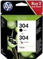 Produktbild: HP 304 Druckerpatrone Kombi-Pack Original Schwarz, Cyan, Magenta, Gelb 3JB05AE Tinte