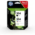 Produktbild: HP HP Ink No 304 HP304 HP 304 Black Schwarz + 304 Color (3JB05AE)