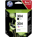 Produktbild: HP 304 Druckerpatrone Kombi-Pack Original Schwarz, Cyan, Magenta, Gelb 3JB05A...