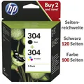 Produktbild: Original HP 304 304XL Tinte Patronen Druckerpatronen Multipack DeskJet Envy