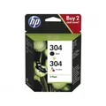 Produktbild: HP 304 Combo Packung Druckerpatronen Tinte Original Schwarz E Tri-Color