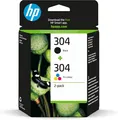 Produktbild: HP 304 (3JB05AE) Multipack Original Druckerpatronen 1xSchwarz, 1x Farbe für HP D