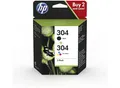 Produktbild: HP 304 Ink Cartridges Black and Tri-Colour 2 Cartridges (3JB05AE) for Envy 5020