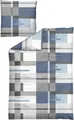 Produktbild: Bettwäsche Sansibar Cliff (2 tlg), 135x200 cm, 100% Baumwolle, Karo Design, blau