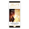 Produktbild: Lindt Excellence Fusion von Edelbitter auf weißer Schokolade 100g