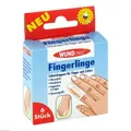 Produktbild: 2x FINGERLING Schutzkappen für Finger und Zehen 6 ST