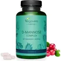 Produktbild: Vegavero D-Mannose Complex | 120 Kapseln | mit Cranberry- und Acerola-Extrakt | vegan