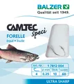 Produktbild: Balzer Camtec Speci Haken Forelle Sbiro 140cm - Forellenhaken gebunden Gr. 10