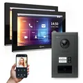 Produktbild: Goliath Hybrid | IP | Full-HD Video Türsprechanlage | App | 2-Fam | 2 x Full-Touchscreen 10