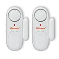 Produktbild: tiiwee Fensteralarm Türalarm 120 dB Einbruchschutz - 2er Set mit Batterien