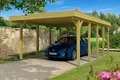 Produktbild: Skanholz Einzelcarport Friesland, BxT: 397x708 cm, 207 cm Einfahrtshöhe