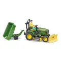 Produktbild: bruder John Deere Sitzrasenmäher mit Anhänger 62104 Spielzeugauto