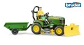 Produktbild: Bruder Spielzeug 62104 Traktor John Deere Rasentraktor Rasenmähertrecker bworld