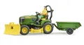 Produktbild: Bruder Rasentraktor Aufsitzmäher John Deere 62104 Bworld