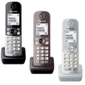 Produktbild: Panasonic Zusatz-Mobilteil KX-TGA681EXB schwarz-silber