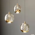 Produktbild: Glas Hängelampe Hayley Lucande, klar / transparent, für Wohn- / Esszimmer, Glas, Modern, Pendelleuchte 9624368