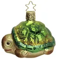 Produktbild: Inge Glas - Christbaumschmuck, Baumschmuck - Schildkröte Schildkrötenbaby - 7 cm - mundgeblasen