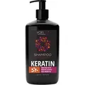 Produktbild: Keratin Shampoo Salz Frei - Mit Moroccan Arganöl & Totes Meer Mineralien Für Lockiges, Welliges und Glattes Haar Sulfate Frei ...