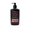 Produktbild: Keratin Shampoo Salz Frei - Mit Moroccan Arganöl & Totes Meer Mineralien Für Lockiges, Welliges und Glattes Haar Sulfate Frei