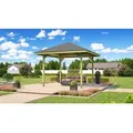 Produktbild: Weka Gartenlaube Paradies 333 cm x 333 cm