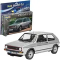 Produktbild: Revell Modellbausatz 67072 Model Set VW Golf 1 GTI, 121 Teile, inkl. 4 Farben, Level 4, ab 12 Jahre, Maßstab 1:24