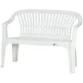 Produktbild: Progarden 2-er Bank Diva 55 cm x 120 cm x 88 cm Weiß