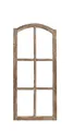 Produktbild: Posiwio Deko-Fensterrahmen Holz- Rahmen Fenster-Attrappe Holz Natur Shabby gewischt Vintage