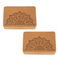 Produktbild: DIVASYA Yogablock Yoga Block Kork, Natürlicher Kork aus Portugal, 22,5 x 15 x 7,5 cm