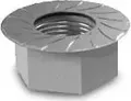 Produktbild: K2 Systems Sperrzahnmutter M10 DIN 6923 A2 1000042 | Sechskantmutter mit Flansch | Edelstahl V2A | SW15 | Metrisch