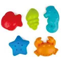 Produktbild: Hape Sandspielzeug Meerestiere-Förmchen Kunststoff 5-teilig Mehrfarbig