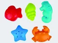 Produktbild: Hape 5 Sandformen Meerestiere im Netz