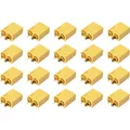 Produktbild: 20er Multipack Reely 1399717 Akku Stecker XT60 vergoldet 20 St.