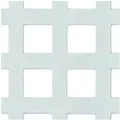 Produktbild: Lochblech, Lochung Quadr. 10 X 10 Mm, Alu Silber Elox.,bxlxs 200 X 1000 X 0,8 Mm - Alberts