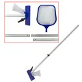 Produktbild: Pool Schwimmbad Reinigung Reinigungsset 3 tlg. Bodensauger Kescher Skimmer Set