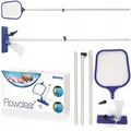 Produktbild: Poolpflege Set Bestway Flowclear Kescher & Sauger für Becken bis 396 cm