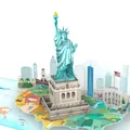 Produktbild: ® Pop-Up Karte – Freiheitsstatue in Amerika – 3D Geburtstagskarte für einen U...
