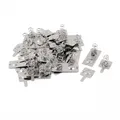 Produktbild: 14 Set Siber Metall 2 x AA Batteriefeder Positive Negative Batterie Federkontakt