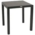 Produktbild: DEGAMO Bistrotisch Gartentisch PARIS 70x70cm, Aluminium anthrazit, wetterfest - Grau