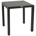 Produktbild: DEGAMO Bistrotisch Paris 70x70cm quadratisch, Alumium anthrazitfarben, wetterfest + rostfrei, Outdoor, Moderne Optik