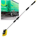Produktbild: Teleskop Waschbürste Bürste ausziehbar 124 190 cm DTW180 für PKW LKW Traktor Bus